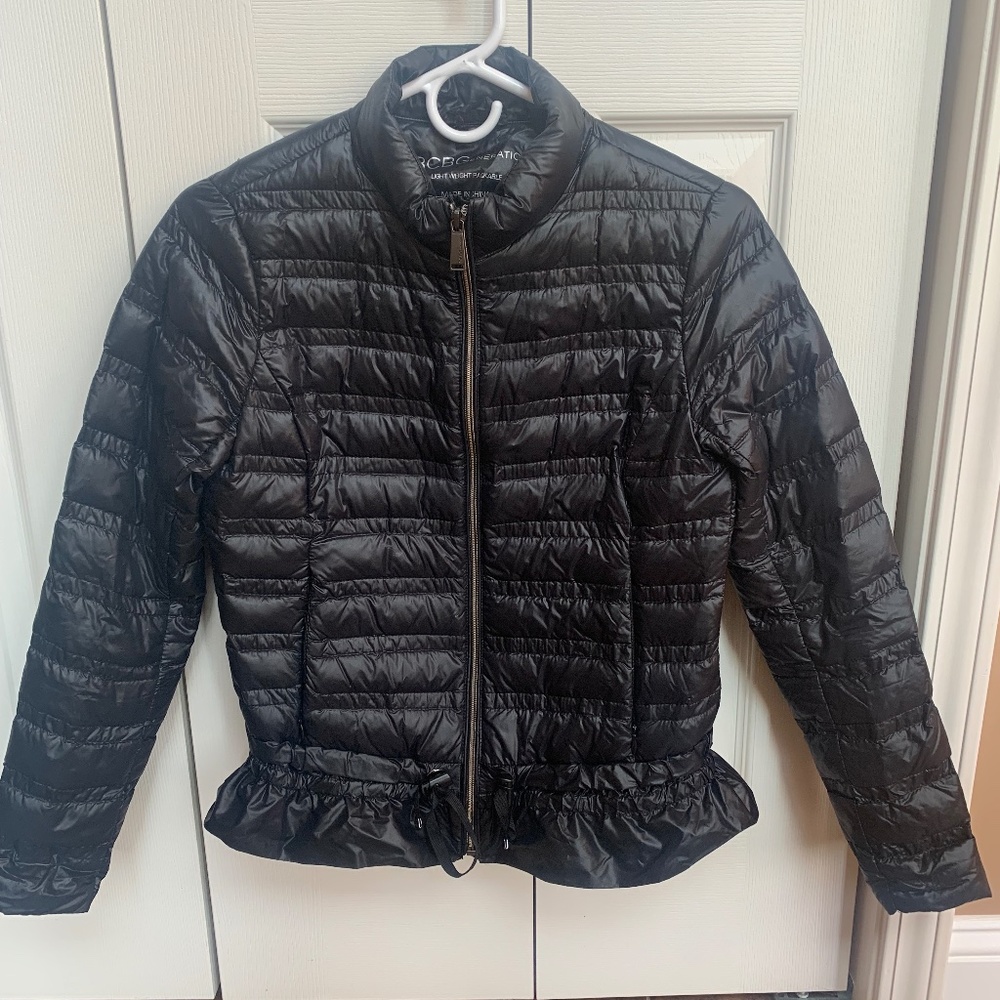 BCBGeneration down jacket, Lightweight packable, X-small, black